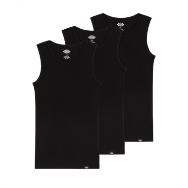 DICKIES AMSTERDAM TANK TOP 3-PACK BLACK