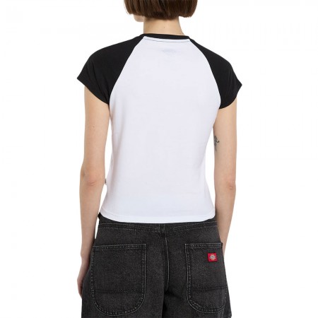 DICKIES DERBY RAGLAN W TEE WHITE - alternative image