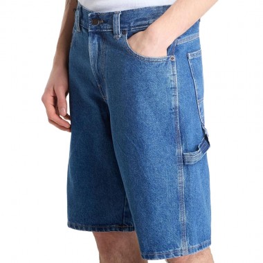 DICKIES 993 11 INCH DENIM CARPENTER SHORTS CLASSIC BLUE