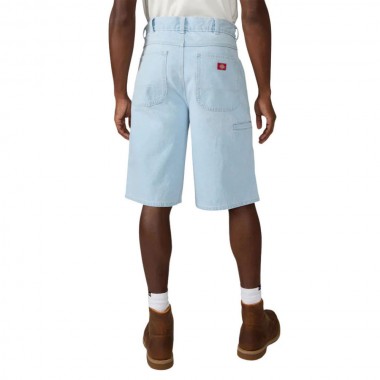DICKIES 958 13 INCH LOOSE DENIM SHORTS FOG BLUE