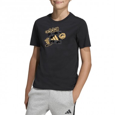 ADIDAS CAMO GRAPHIC K T-SHIRT BLACK