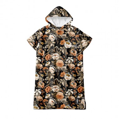 BEE UNUSUAL BDSM FLOWERS CHANGING PONCHO MULTICOLOR