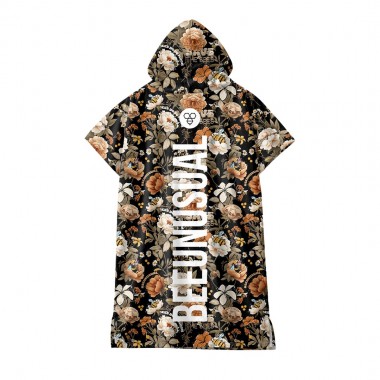 BEE UNUSUAL BDSM FLOWERS CHANGING PONCHO MULTICOLOR