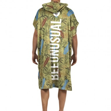 BEE UNUSUAL BEACH CAMO CHANGING PONCHO MULTICOLOR