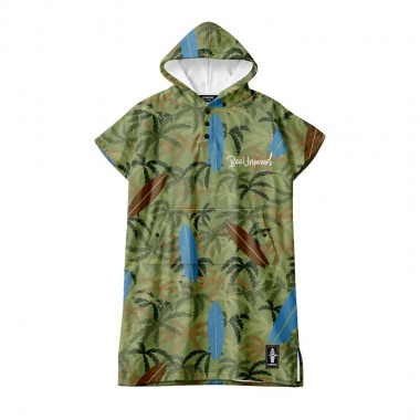 BEE UNUSUAL BEACH CAMO CHANGING PONCHO MULTICOLOR