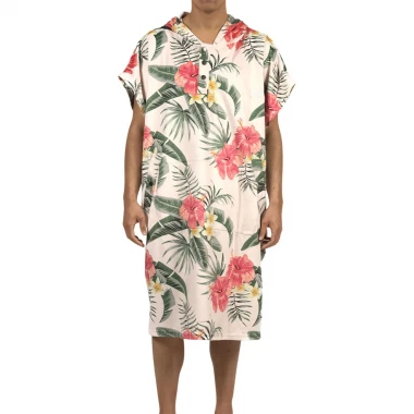 BEE UNUSUAL PALM BLISS CHANGING PONCHO MULTICOLOR