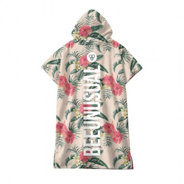 BEE UNUSUAL PALM BLISS CHANGING PONCHO MULTICOLOR