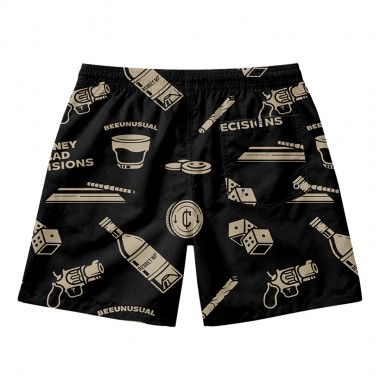 BEE UNUSUAL BAD DECISIONS SWIM SHORTS MULTICOLOR