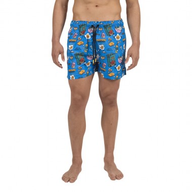 BEE UNUSUAL BREAKFAST CLUB SWIM SHORTS MULTICOLOR