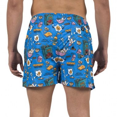 BEE UNUSUAL BREAKFAST CLUB SWIM SHORTS MULTICOLOR
