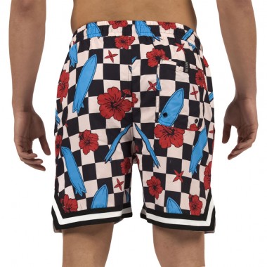 BEE UNUSUAL CHECKERED REEF BOARDSHORTS MULTICOLOR
