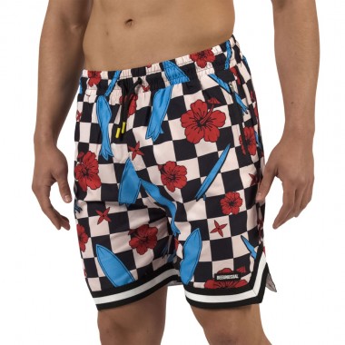 BEE UNUSUAL CHECKERED REEF BOARDSHORTS MULTICOLOR