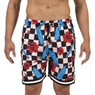 BEE UNUSUAL CHECKERED REEF BOARDSHORTS MULTICOLOR