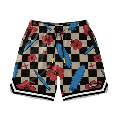 BEE UNUSUAL CHECKERED REEF BOARDSHORTS MULTICOLOR