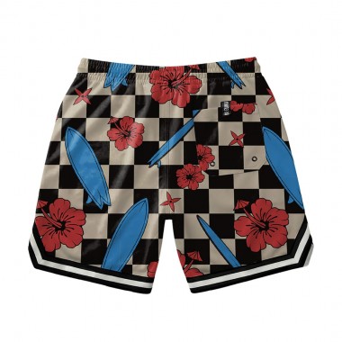 BEE UNUSUAL CHECKERED REEF BOARDSHORTS MULTICOLOR