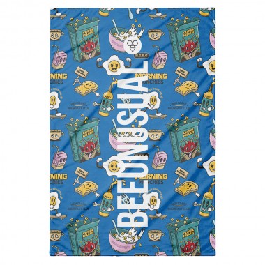 BEE UNUSUAL BREAKFAST CLUB BEACH TOWEL 100X150 MULTICOLOR