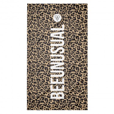 BEE UNUSUAL PREDATOR BEACH TOWEL FRINGES 100X180 MULTICOLOR