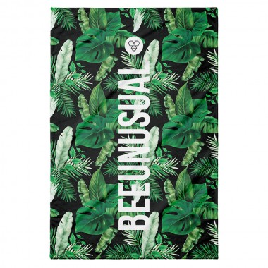 BEE UNUSUAL JUNGLE BEACH TOWEL 100X150 MULTICOLOR