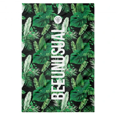 BEE UNUSUAL JUNGLE BEACH TOWEL 100X150 MULTICOLOR