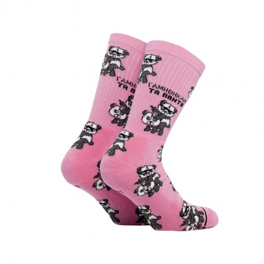 BEE UNUSUAL TA PANTA SOCKS PINK