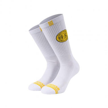 BEE UNUSUAL O.G. JAPAN LOGO SOCKS WHITE