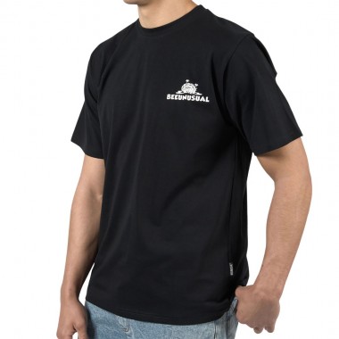 BEE UNUSUAL BRAIN ROT RELAXED T-SHIRT BLACK