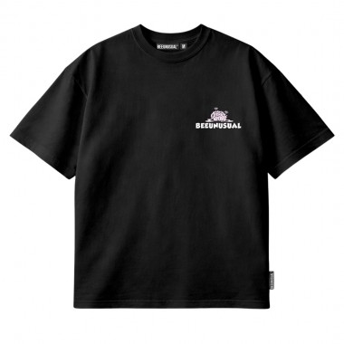 BEE UNUSUAL BRAIN ROT RELAXED T-SHIRT BLACK