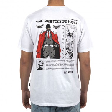 BEE UNUSUAL THE PESTICIDE KING RELAXED T-SHIRT WHITE