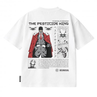 BEE UNUSUAL THE PESTICIDE KING RELAXED T-SHIRT WHITE