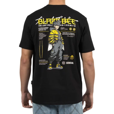 BEE UNUSUAL BLAZE BEE RELAXED T-SHIRT BLACK