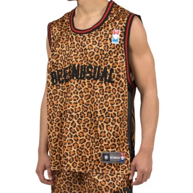 BEE UNUSUAL O.G. I DO CARE JERSEY TANK ANIMAL PRINT