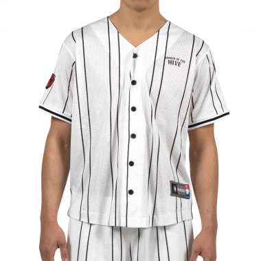 BEE UNUSUAL MEMBER OF THE HIVE JERSEY SHIRT WHITE
