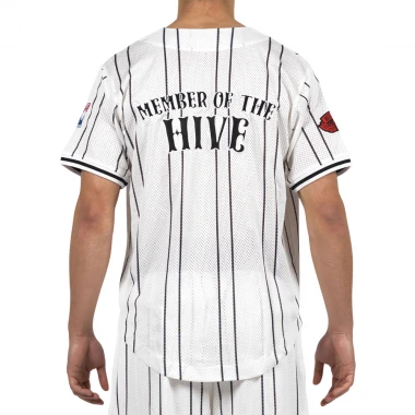 BEE UNUSUAL MEMBER OF THE HIVE JERSEY SHIRT WHITE