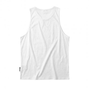 BEE UNUSUAL DRINK COLD-DIE LAUGHING TANK TOP WHITE