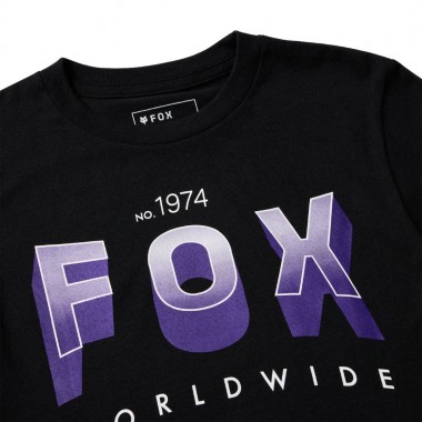 FOX BLOCK YOUTH TEE ULTRA BLACK
