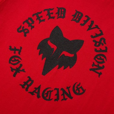 FOX BADGE YOUTH TEE TIBETAN RED