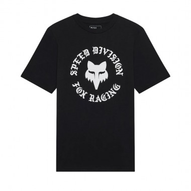 FOX BADGE YOUTH TEE ULTRA BLACK
