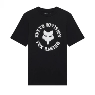 FOX BADGE YOUTH TEE ULTRA BLACK