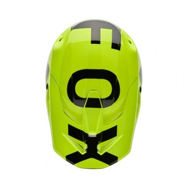 FOX V1 SHIELD HELMET FLUORESCENT YELLOW