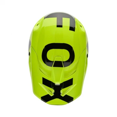 FOX V1 SHIELD HELMET FLUORESCENT YELLOW