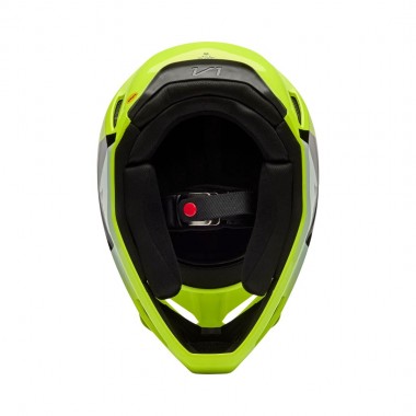 FOX V1 SHIELD HELMET FLUORESCENT YELLOW