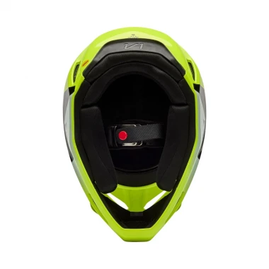 FOX V1 SHIELD HELMET FLUORESCENT YELLOW