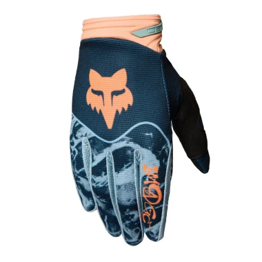 FOX 180 IMAGE PRINT GLOVES GALAXY BLUE
