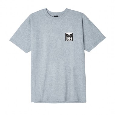 OBEY EYES ICON 2 TEE HEATHER GREY