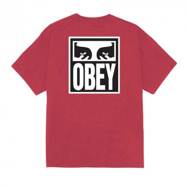 OBEY EYES ICON 2 TEE MINERAL RED