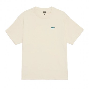 OBEY FUTURE UNWRITTEN TEE CREAM