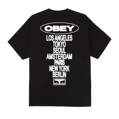 OBEY GLOBAL IMPACT TEE BLACK