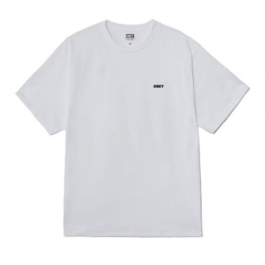OBEY EXCLAMATION TEE WHITE