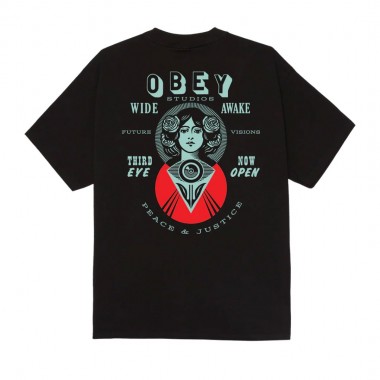 OBEY MAKE ART THIRD EYE TEE BLACK