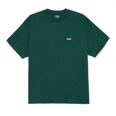 OBEY THE MEDIUM IS THE MESSAGE TEE RAINFOREST